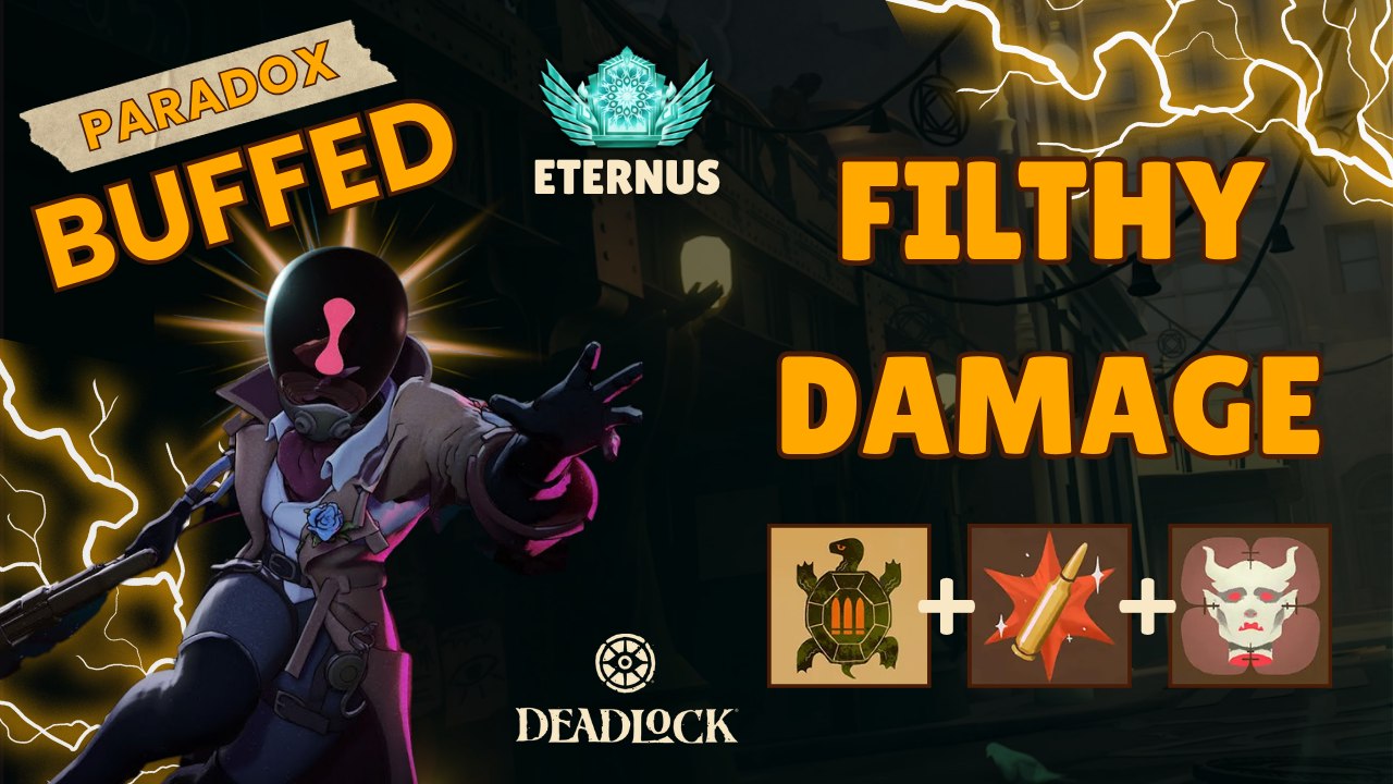 YouTube thumbnail: Paradox filthy damage build