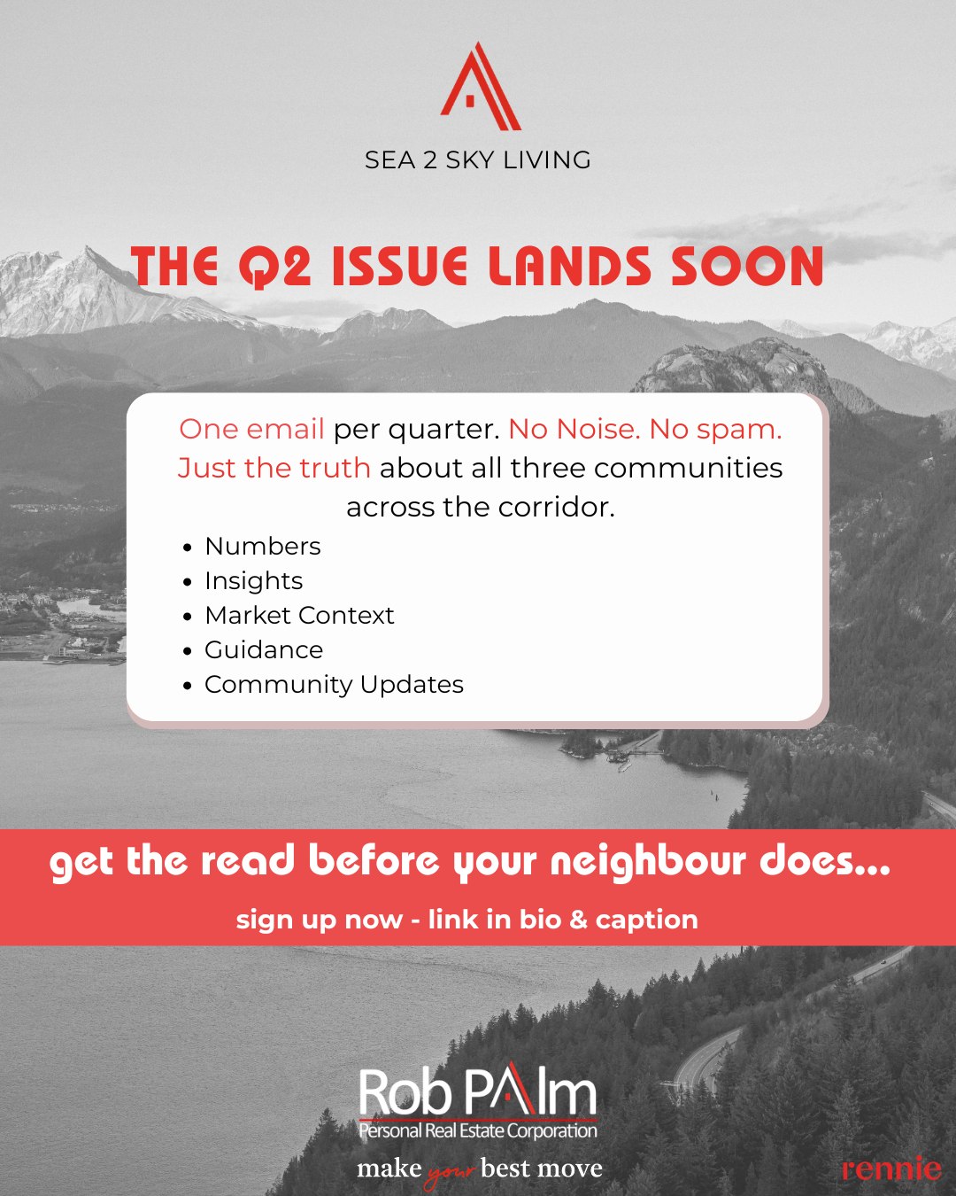Newsletter campaign, final slide